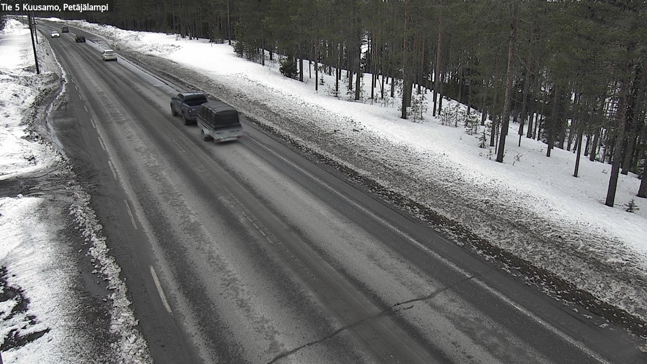 Weather Camera Image Road 5 Kuusamo, Petäjälampi, Kuusamo, Pohjois-Pohjanmaa