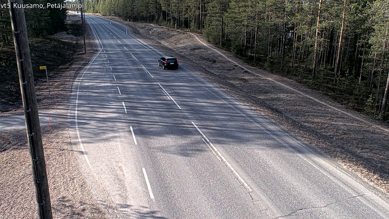 Kelikamerat Kuva Tie 5 Kuusamo, Petäjälampi, Kuusamo, Pohjois-Pohjanmaa