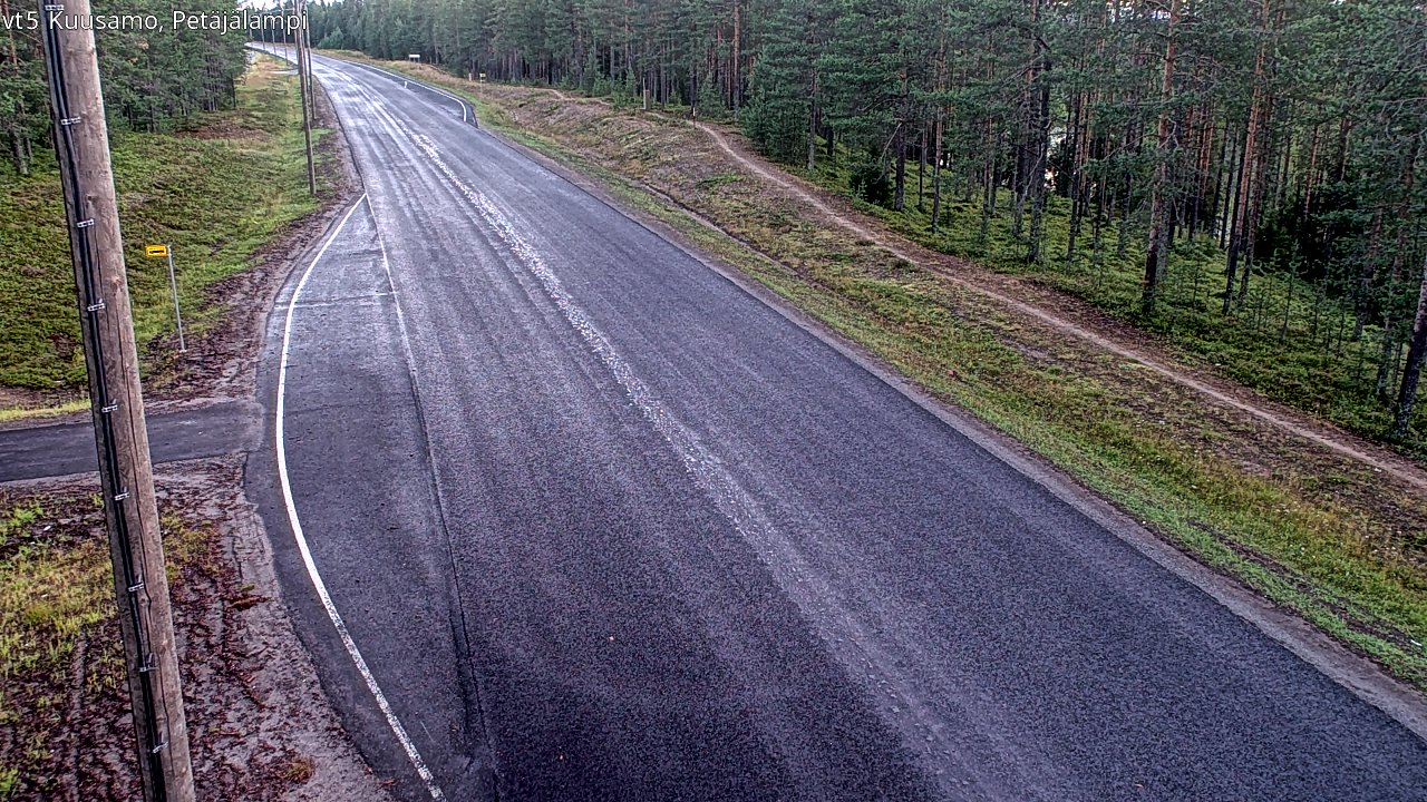 Kelikamerat Kuva Tie 5 Kuusamo, Petäjälampi, Kuusamo, Pohjois-Pohjanmaa