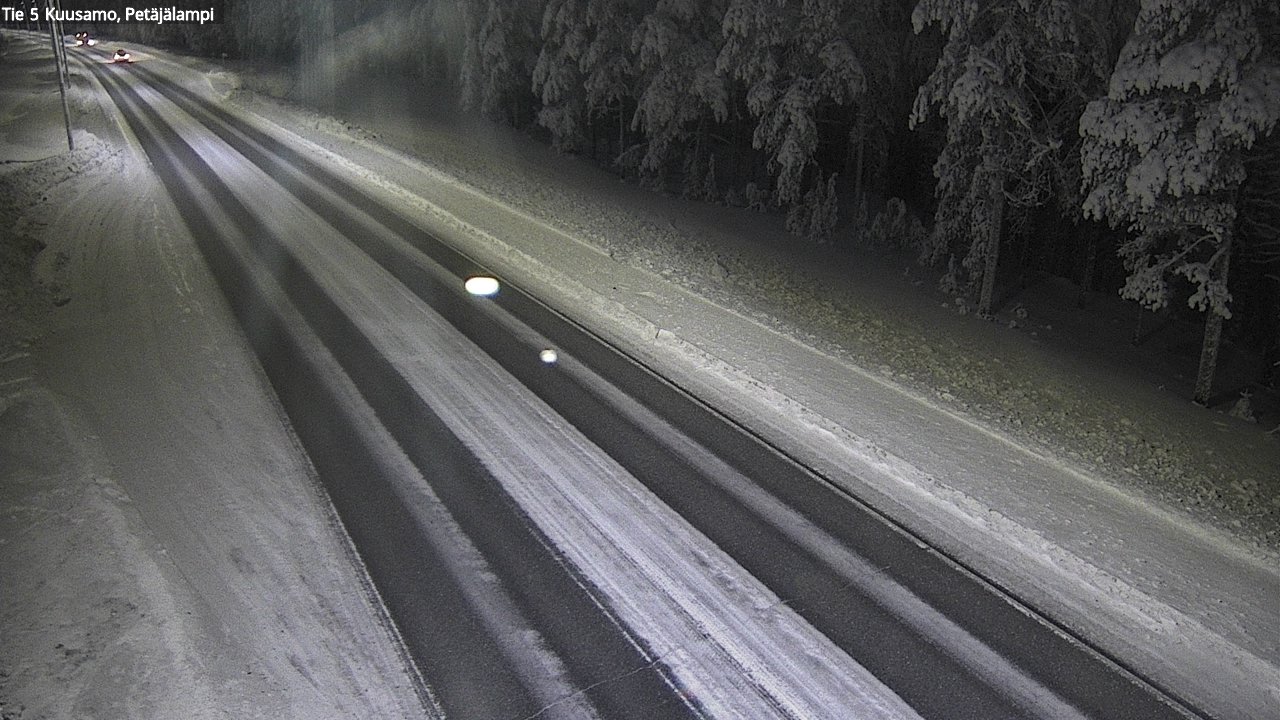 Kelikamerat Kuva Tie 5 Kuusamo, Petäjälampi, Kuusamo, Pohjois-Pohjanmaa