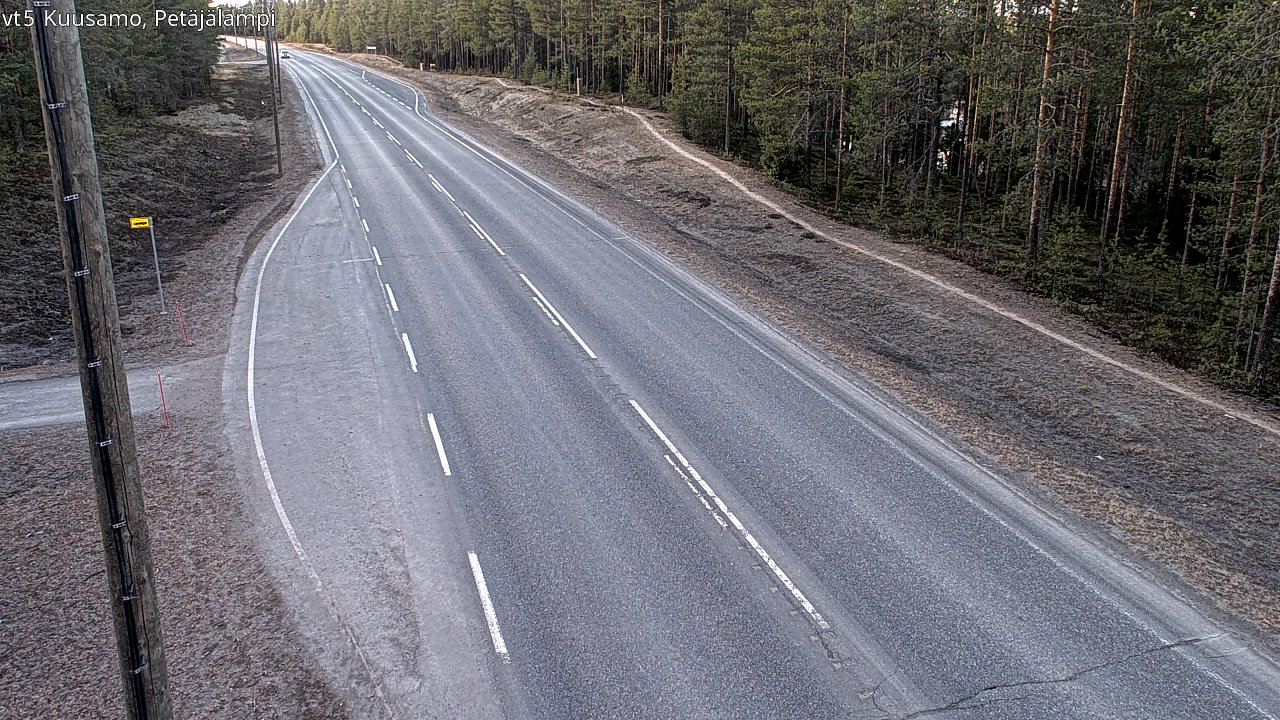 Kelikamerat Kuva Tie 5 Kuusamo, Petäjälampi, Kuusamo, Pohjois-Pohjanmaa