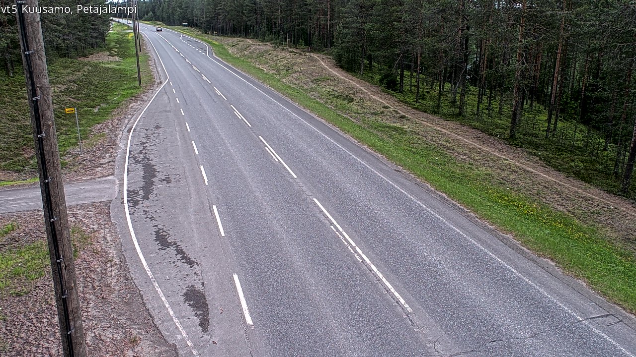Kelikamerat Kuva Tie 5 Kuusamo, Petäjälampi, Kuusamo, Pohjois-Pohjanmaa