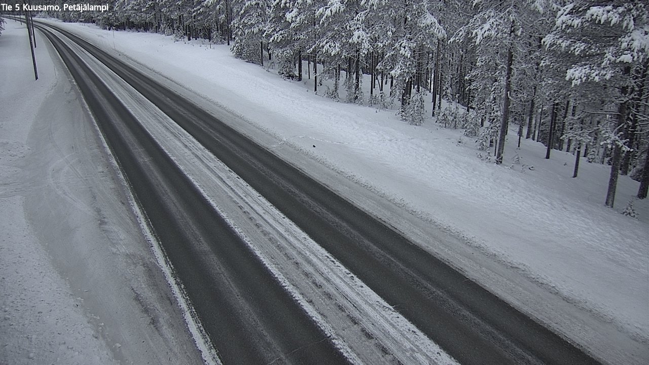 Kelikamerat Kuva Tie 5 Kuusamo, Petäjälampi, Kuusamo, Pohjois-Pohjanmaa