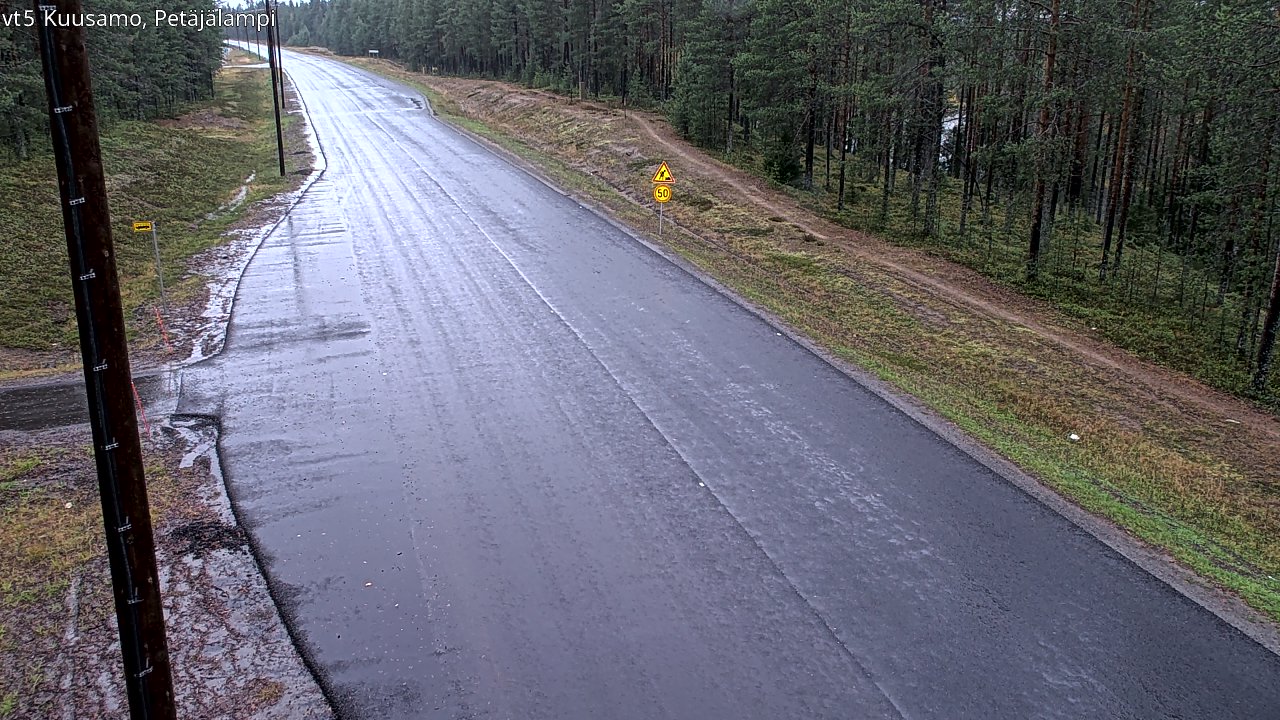 Kelikamerat Kuva Tie 5 Kuusamo, Petäjälampi, Kuusamo, Pohjois-Pohjanmaa