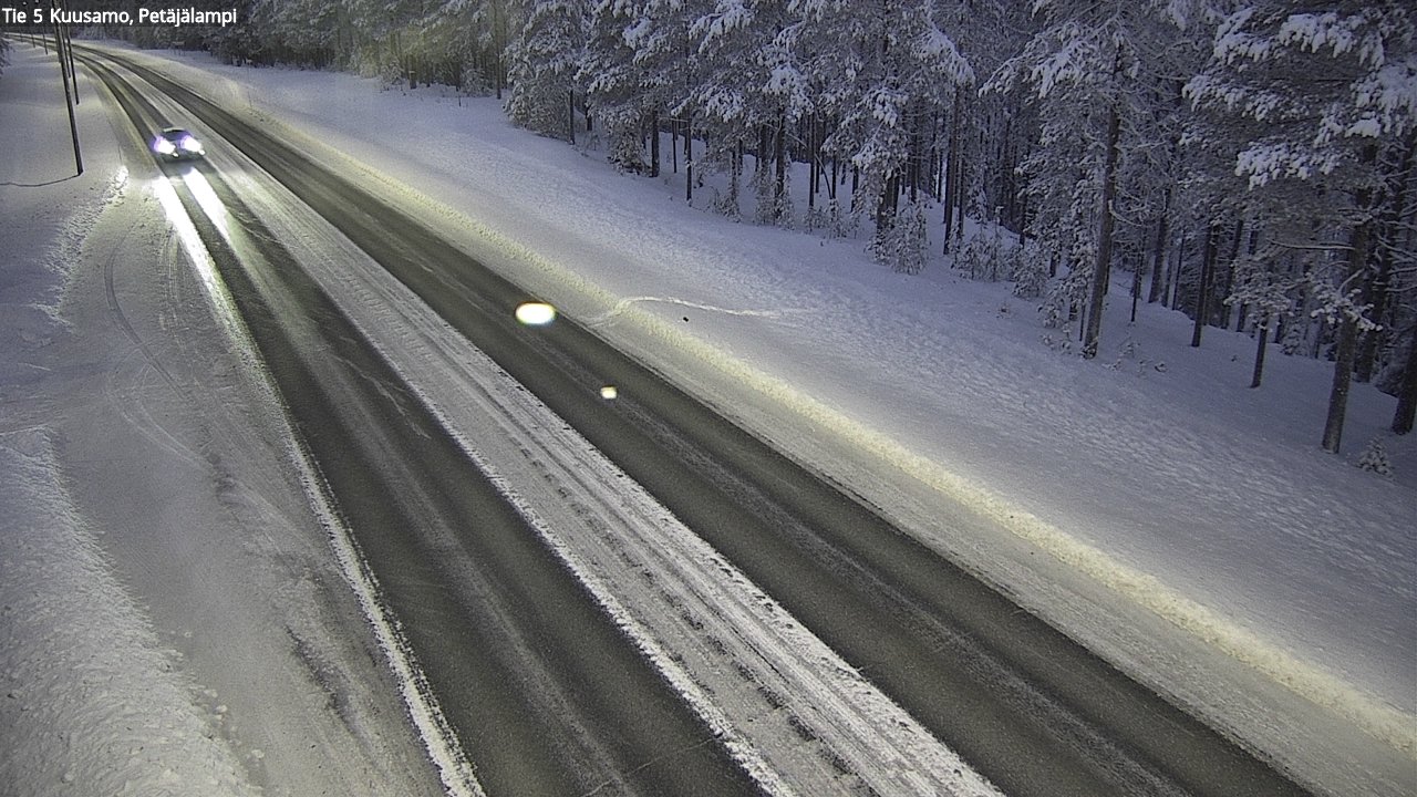 Kelikamerat Kuva Tie 5 Kuusamo, Petäjälampi, Kuusamo, Pohjois-Pohjanmaa