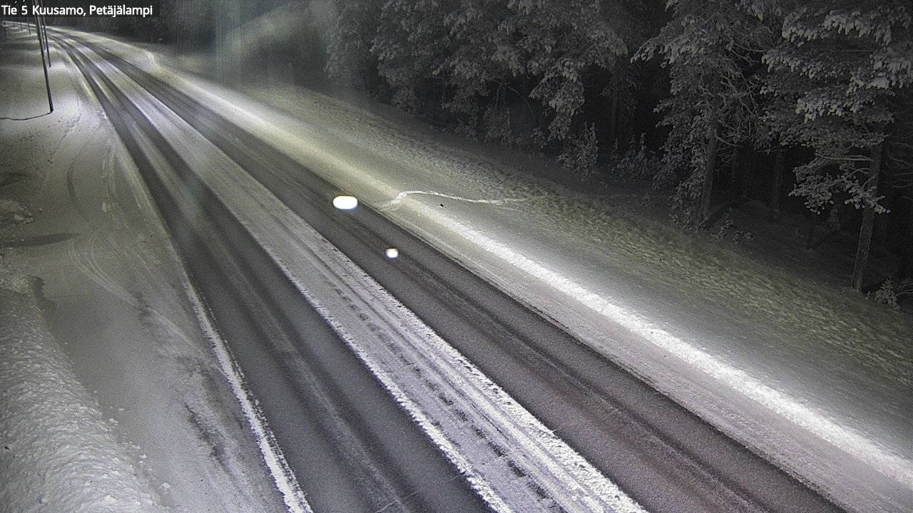 Kelikamerat Kuva Tie 5 Kuusamo, Petäjälampi, Kuusamo, Pohjois-Pohjanmaa