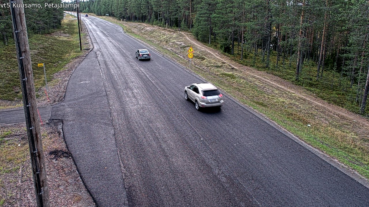 Kelikamerat Kuva Tie 5 Kuusamo, Petäjälampi, Kuusamo, Pohjois-Pohjanmaa