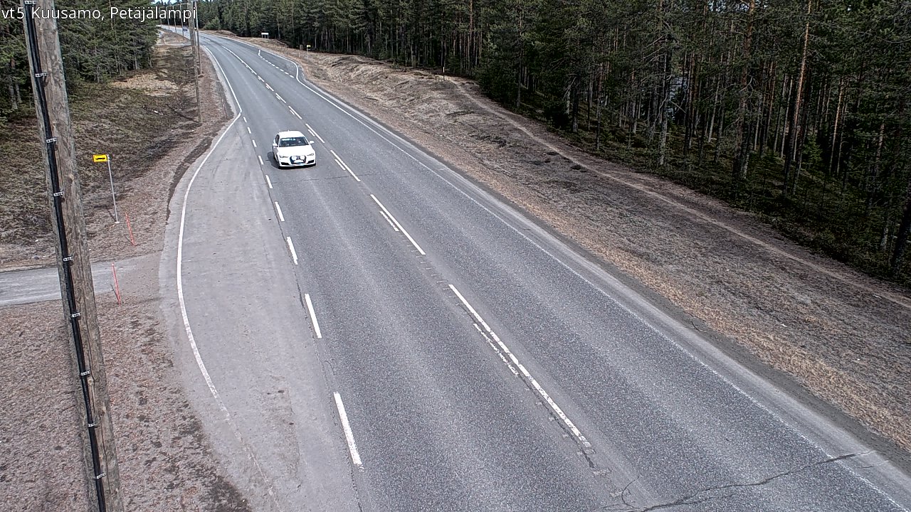 Kelikamerat Kuva Tie 5 Kuusamo, Petäjälampi, Kuusamo, Pohjois-Pohjanmaa