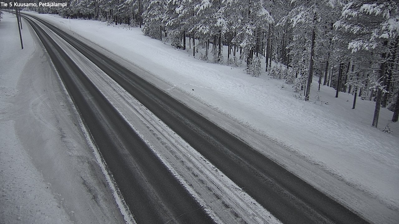 Kelikamerat Kuva Tie 5 Kuusamo, Petäjälampi, Kuusamo, Pohjois-Pohjanmaa