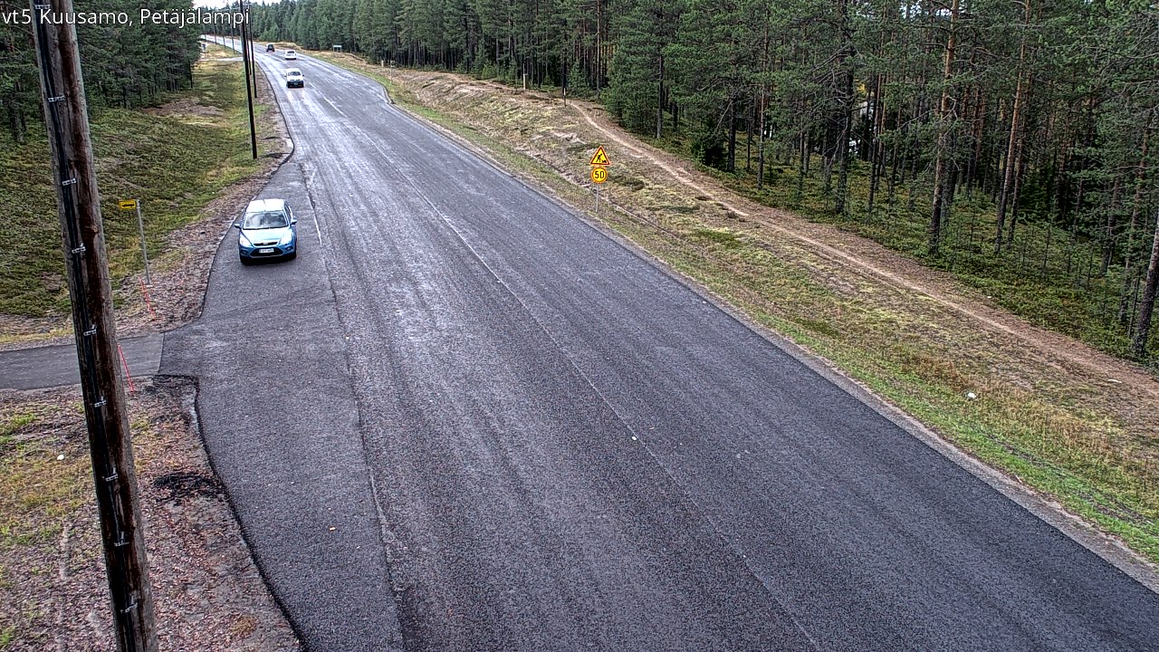 Kelikamerat Kuva Tie 5 Kuusamo, Petäjälampi, Kuusamo, Pohjois-Pohjanmaa