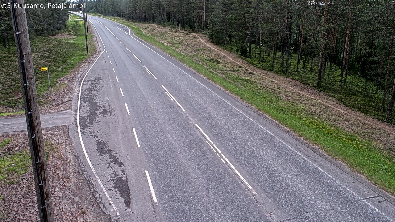 Kelikamerat Kuva Tie 5 Kuusamo, Petäjälampi, Kuusamo, Pohjois-Pohjanmaa