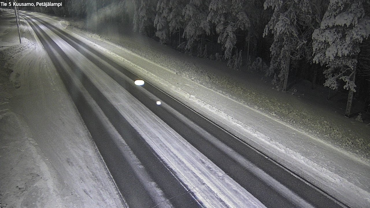 Kelikamerat Kuva Tie 5 Kuusamo, Petäjälampi, Kuusamo, Pohjois-Pohjanmaa