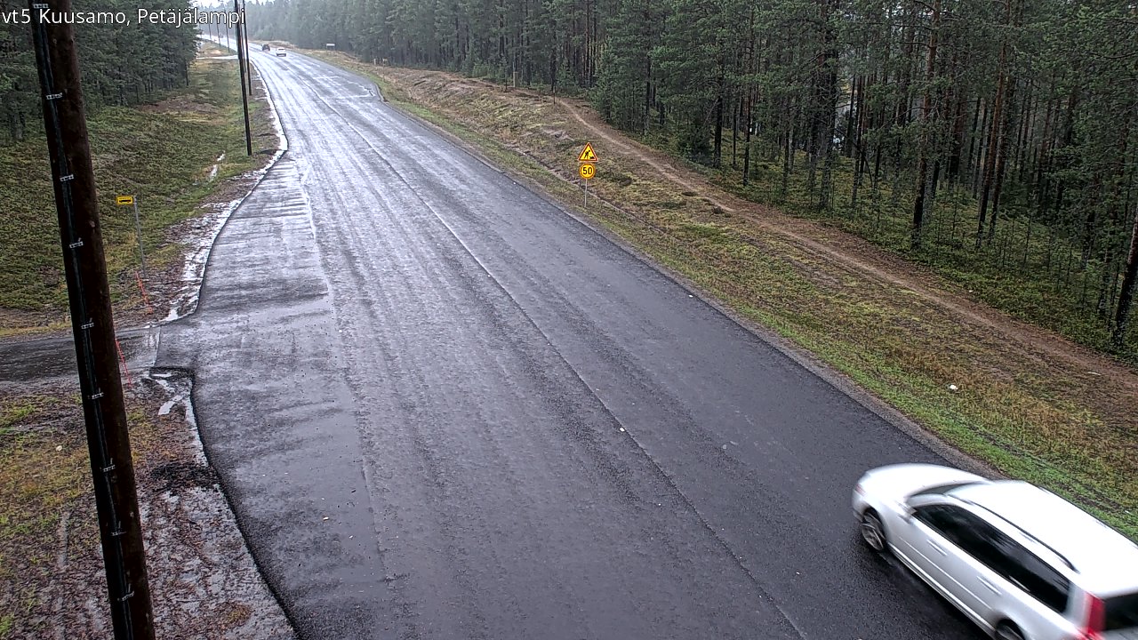 Weather Camera Image Road 5 Kuusamo, Petäjälampi, Kuusamo, Pohjois-Pohjanmaa