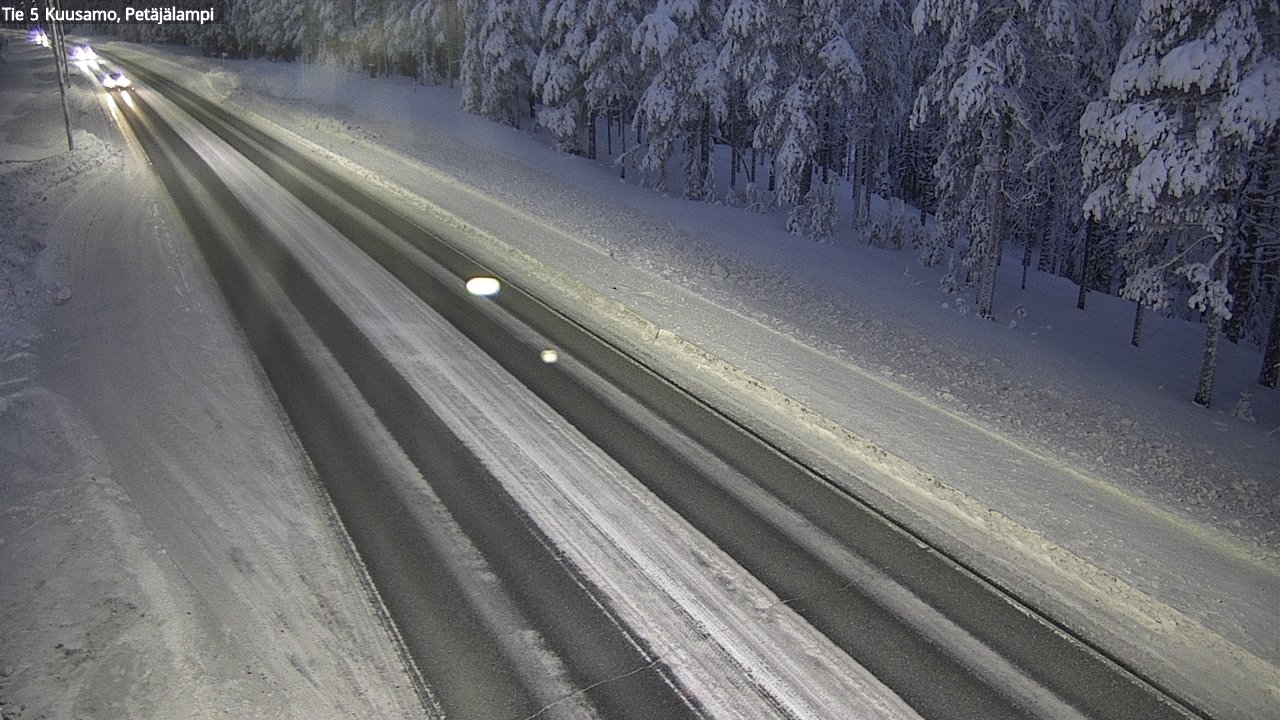 Kelikamerat Kuva Tie 5 Kuusamo, Petäjälampi, Kuusamo, Pohjois-Pohjanmaa