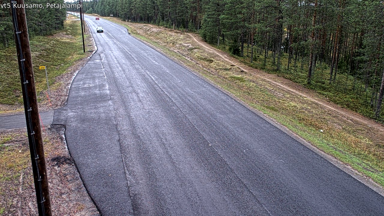 Kelikamerat Kuva Tie 5 Kuusamo, Petäjälampi, Kuusamo, Pohjois-Pohjanmaa