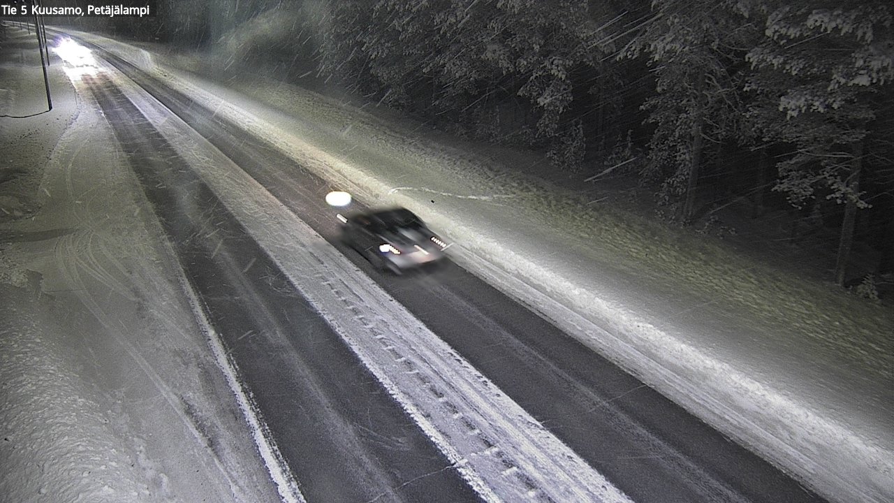 Kelikamerat Kuva Tie 5 Kuusamo, Petäjälampi, Kuusamo, Pohjois-Pohjanmaa