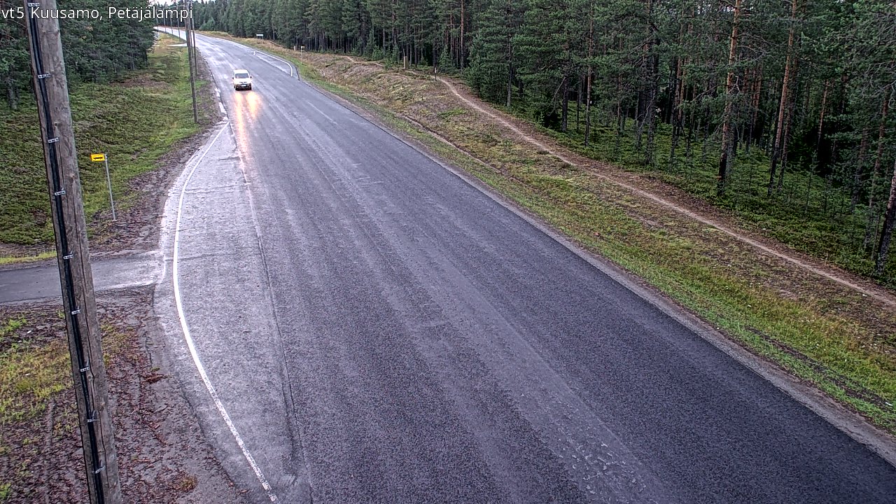 Kelikamerat Kuva Tie 5 Kuusamo, Petäjälampi, Kuusamo, Pohjois-Pohjanmaa