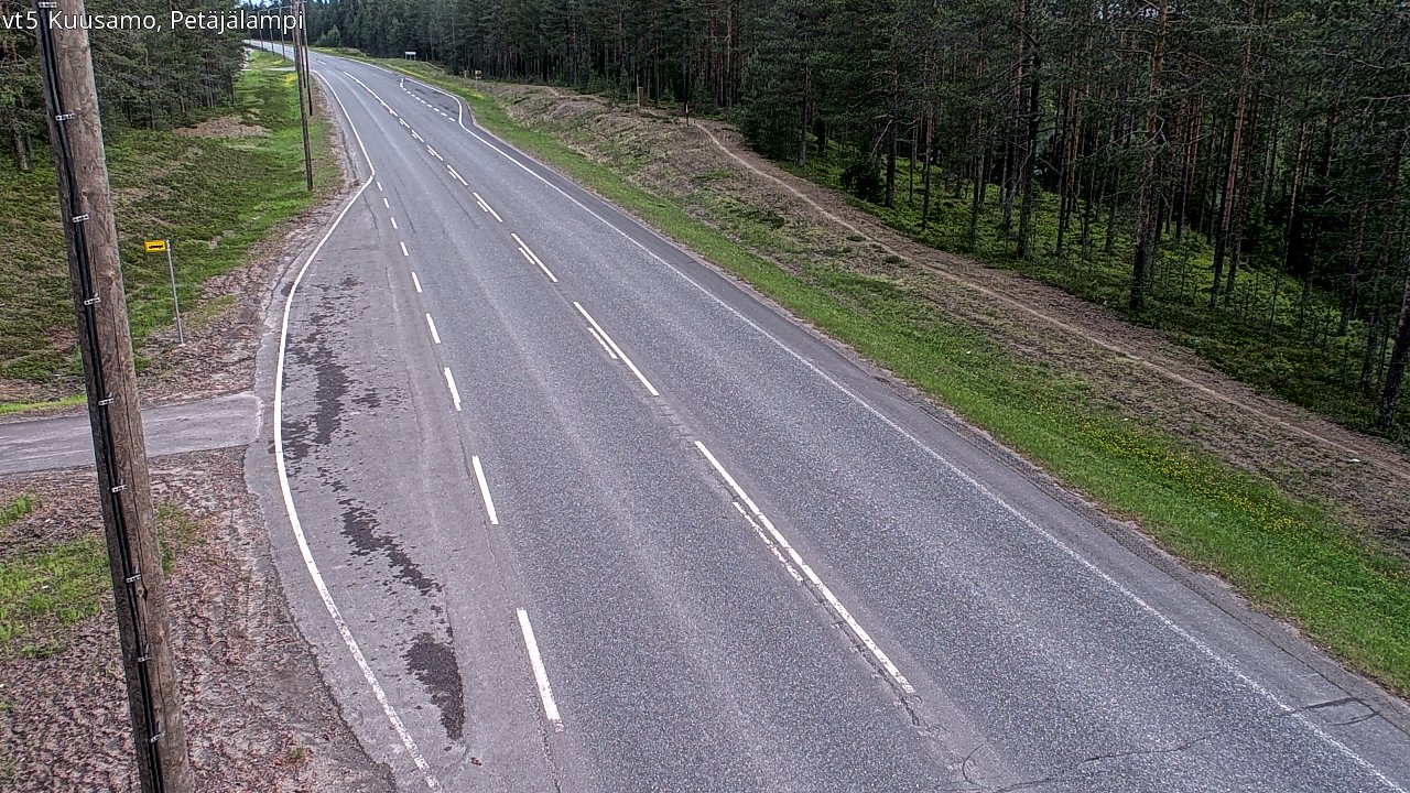 Kelikamerat Kuva Tie 5 Kuusamo, Petäjälampi, Kuusamo, Pohjois-Pohjanmaa