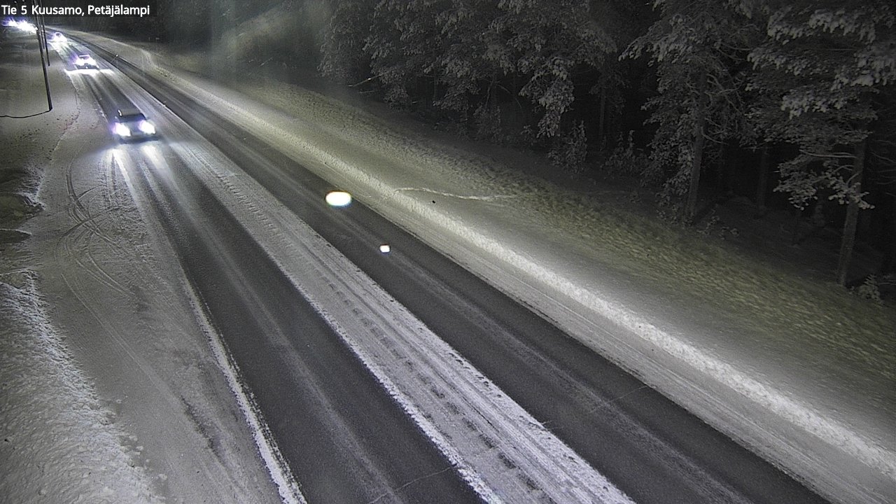 Kelikamerat Kuva Tie 5 Kuusamo, Petäjälampi, Kuusamo, Pohjois-Pohjanmaa