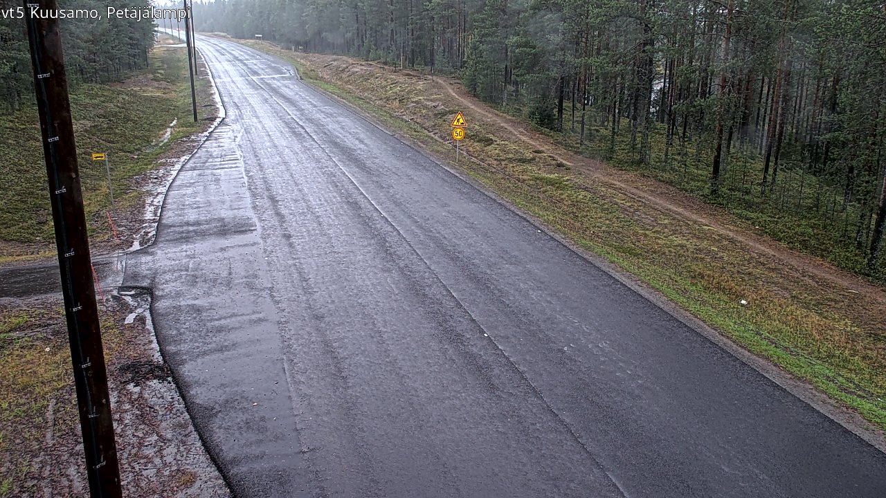 Kelikamerat Kuva Tie 5 Kuusamo, Petäjälampi, Kuusamo, Pohjois-Pohjanmaa