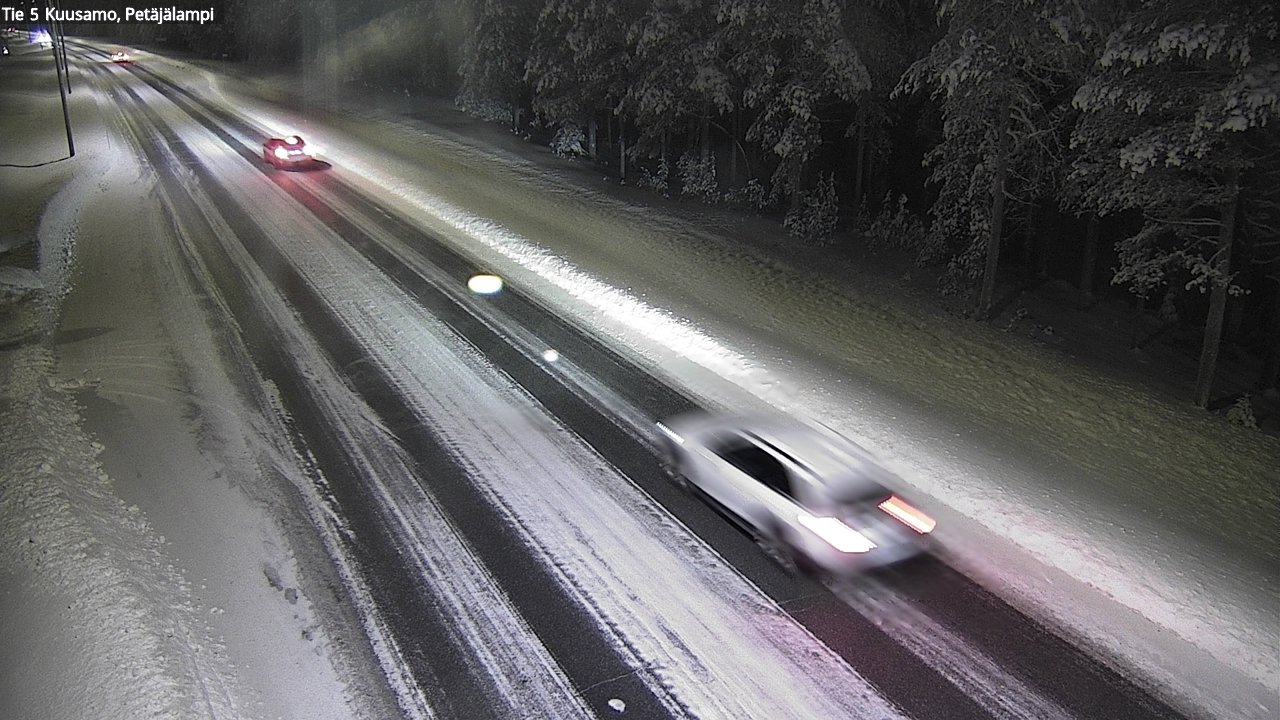 Weather Camera Image Road 5 Kuusamo, Petäjälampi, Kuusamo, Pohjois-Pohjanmaa