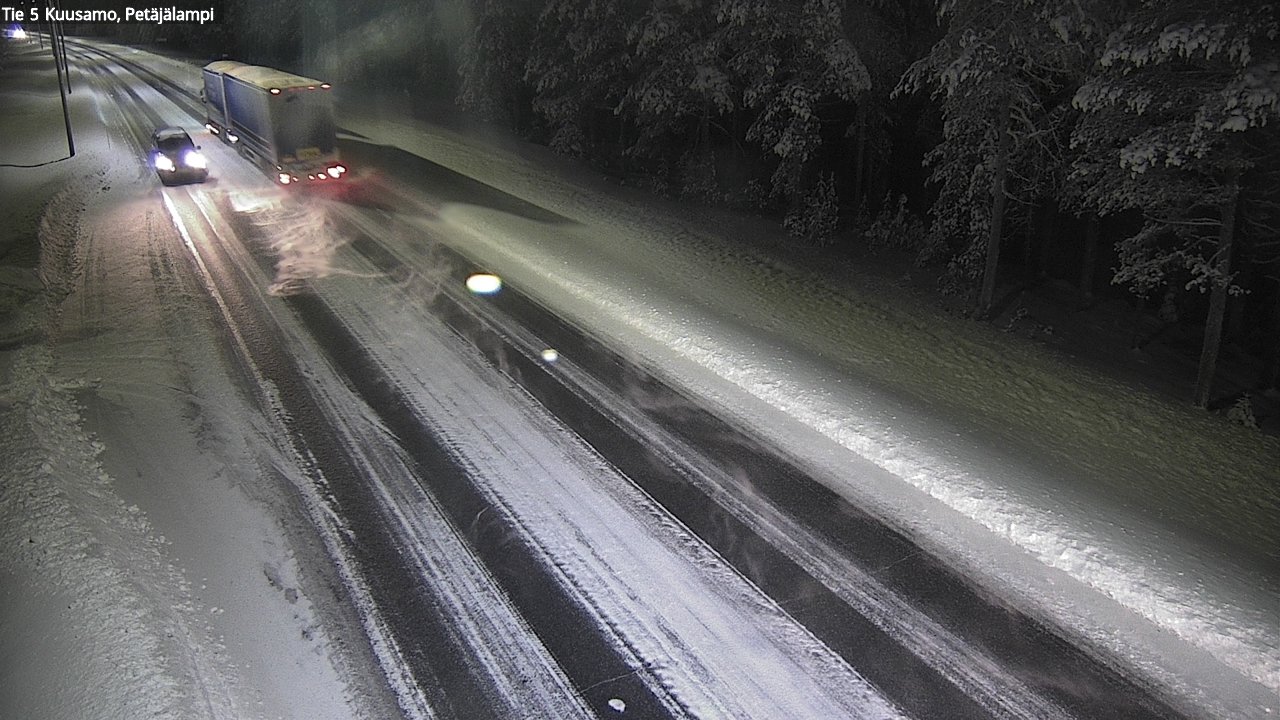 Weather Camera Image Road 5 Kuusamo, Petäjälampi, Kuusamo, Pohjois-Pohjanmaa
