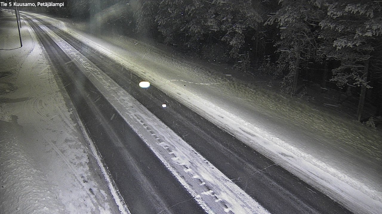 Kelikamerat Kuva Tie 5 Kuusamo, Petäjälampi, Kuusamo, Pohjois-Pohjanmaa