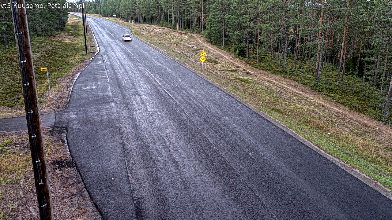 Kelikamerat Kuva Tie 5 Kuusamo, Petäjälampi, Kuusamo, Pohjois-Pohjanmaa