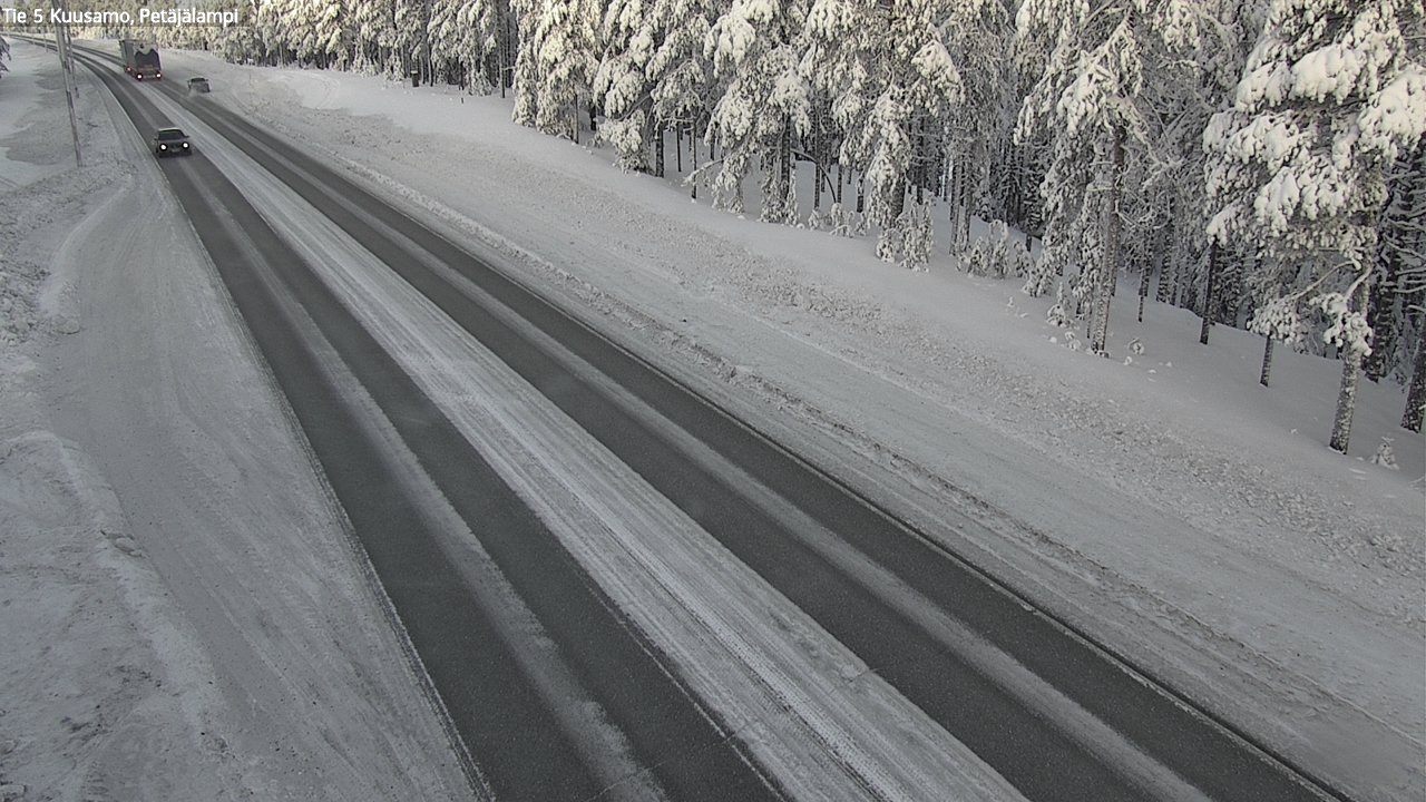 Kelikamerat Kuva Tie 5 Kuusamo, Petäjälampi, Kuusamo, Pohjois-Pohjanmaa