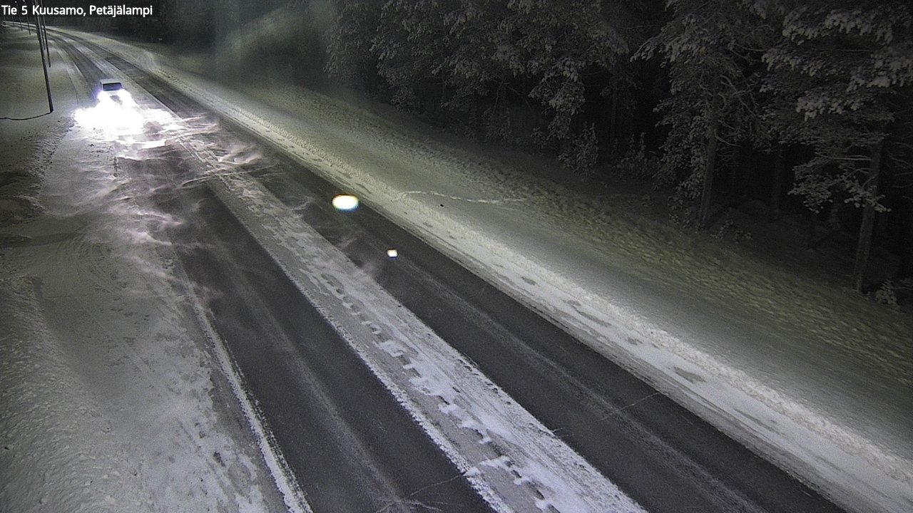 Kelikamerat Kuva Tie 5 Kuusamo, Petäjälampi, Kuusamo, Pohjois-Pohjanmaa