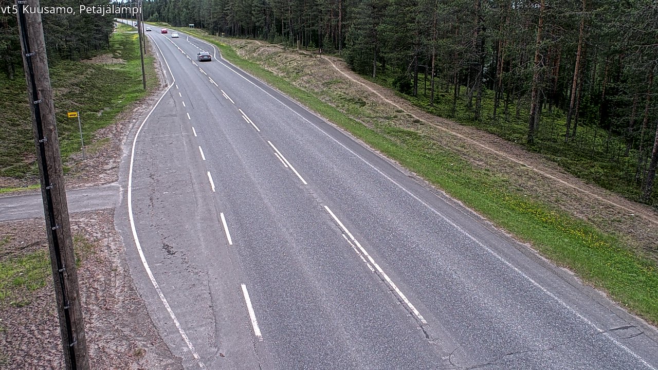 Kelikamerat Kuva Tie 5 Kuusamo, Petäjälampi, Kuusamo, Pohjois-Pohjanmaa