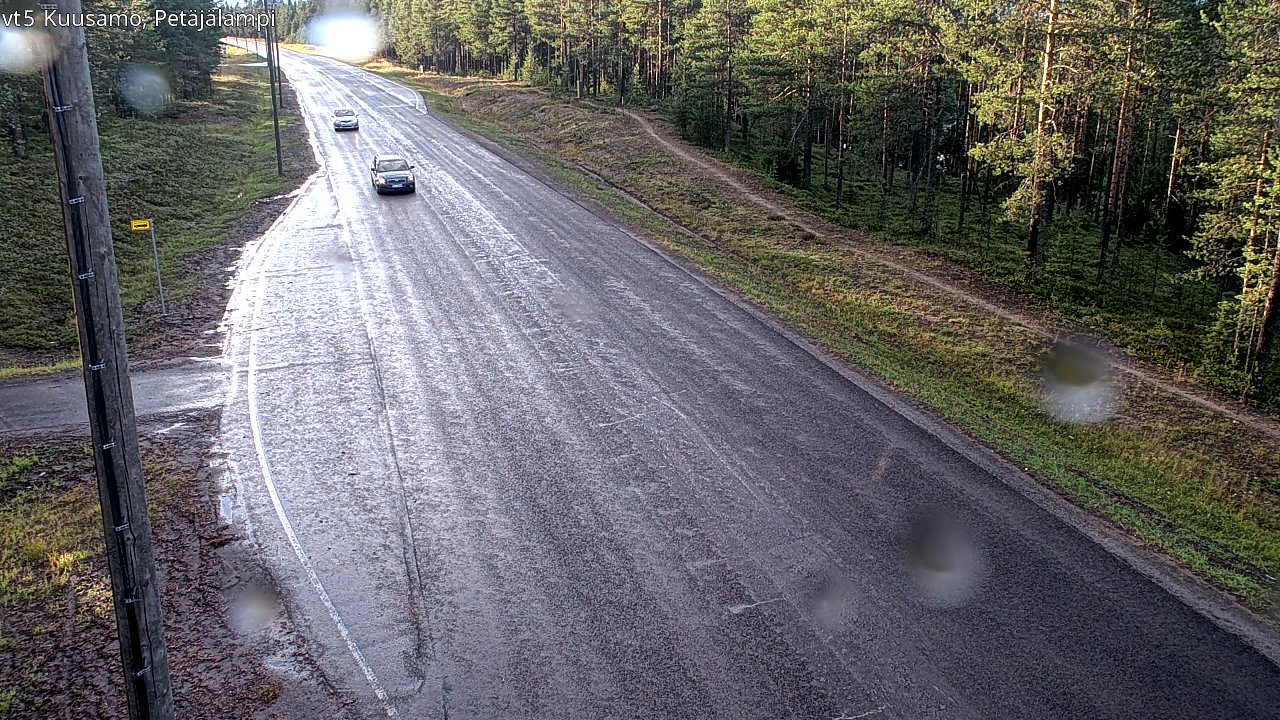 Kelikamerat Kuva Tie 5 Kuusamo, Petäjälampi, Kuusamo, Pohjois-Pohjanmaa
