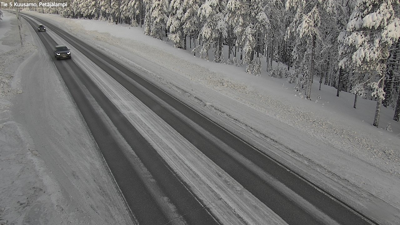 Kelikamerat Kuva Tie 5 Kuusamo, Petäjälampi, Kuusamo, Pohjois-Pohjanmaa