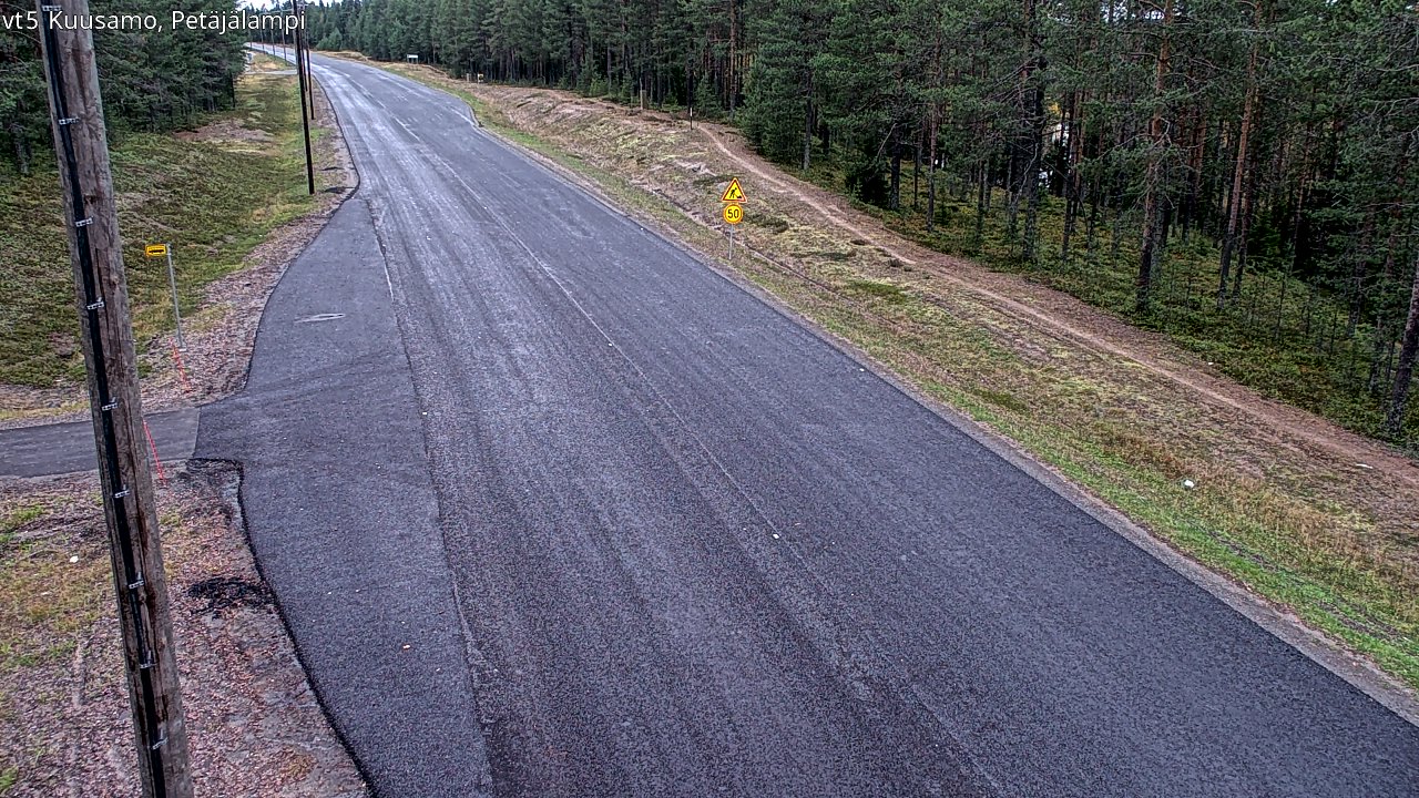 Kelikamerat Kuva Tie 5 Kuusamo, Petäjälampi, Kuusamo, Pohjois-Pohjanmaa