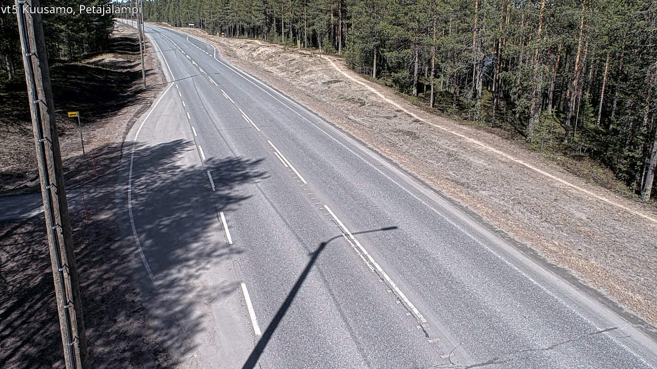 Kelikamerat Kuva Tie 5 Kuusamo, Petäjälampi, Kuusamo, Pohjois-Pohjanmaa