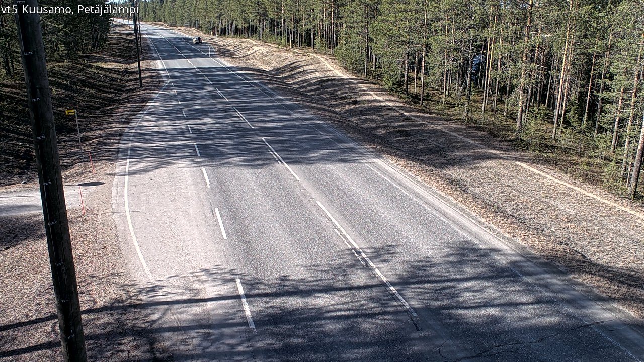 Kelikamerat Kuva Tie 5 Kuusamo, Petäjälampi, Kuusamo, Pohjois-Pohjanmaa