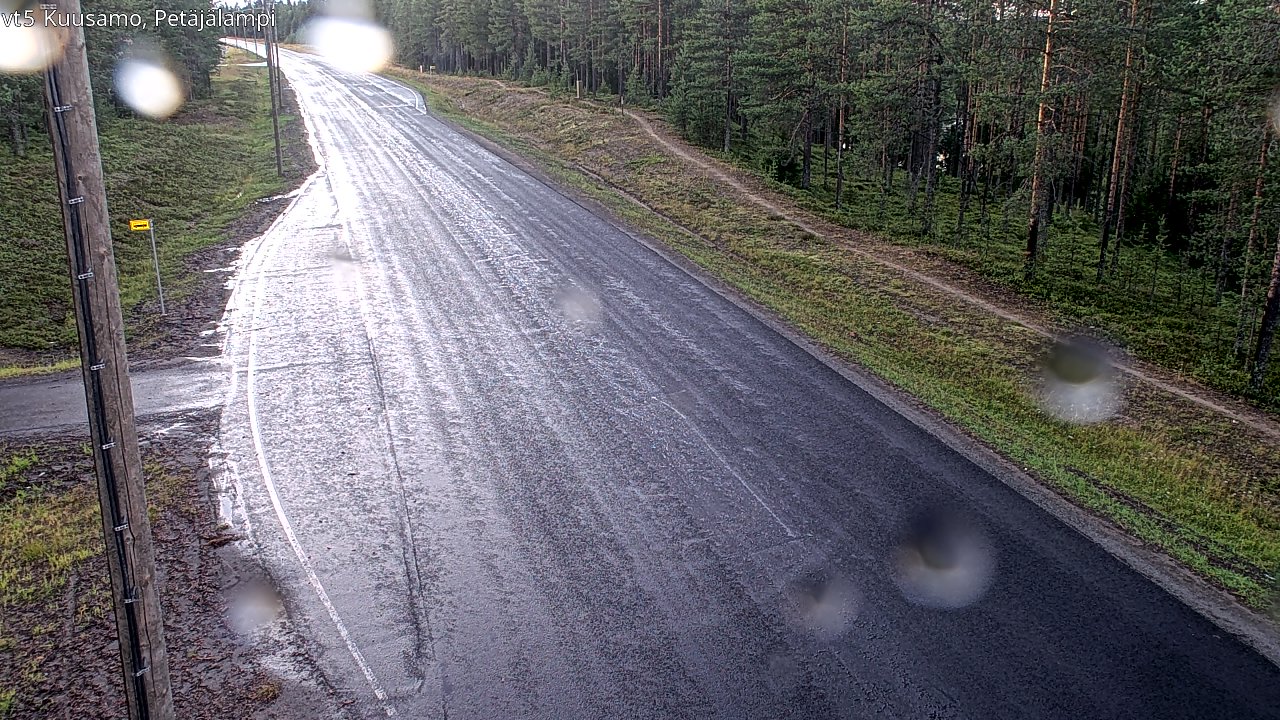 Kelikamerat Kuva Tie 5 Kuusamo, Petäjälampi, Kuusamo, Pohjois-Pohjanmaa