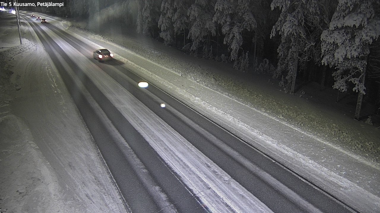 Weather Camera Image Road 5 Kuusamo, Petäjälampi, Kuusamo, Pohjois-Pohjanmaa