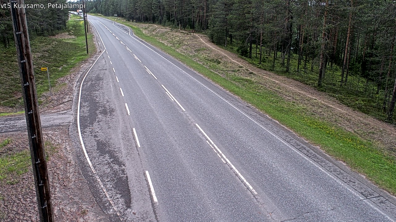 Kelikamerat Kuva Tie 5 Kuusamo, Petäjälampi, Kuusamo, Pohjois-Pohjanmaa