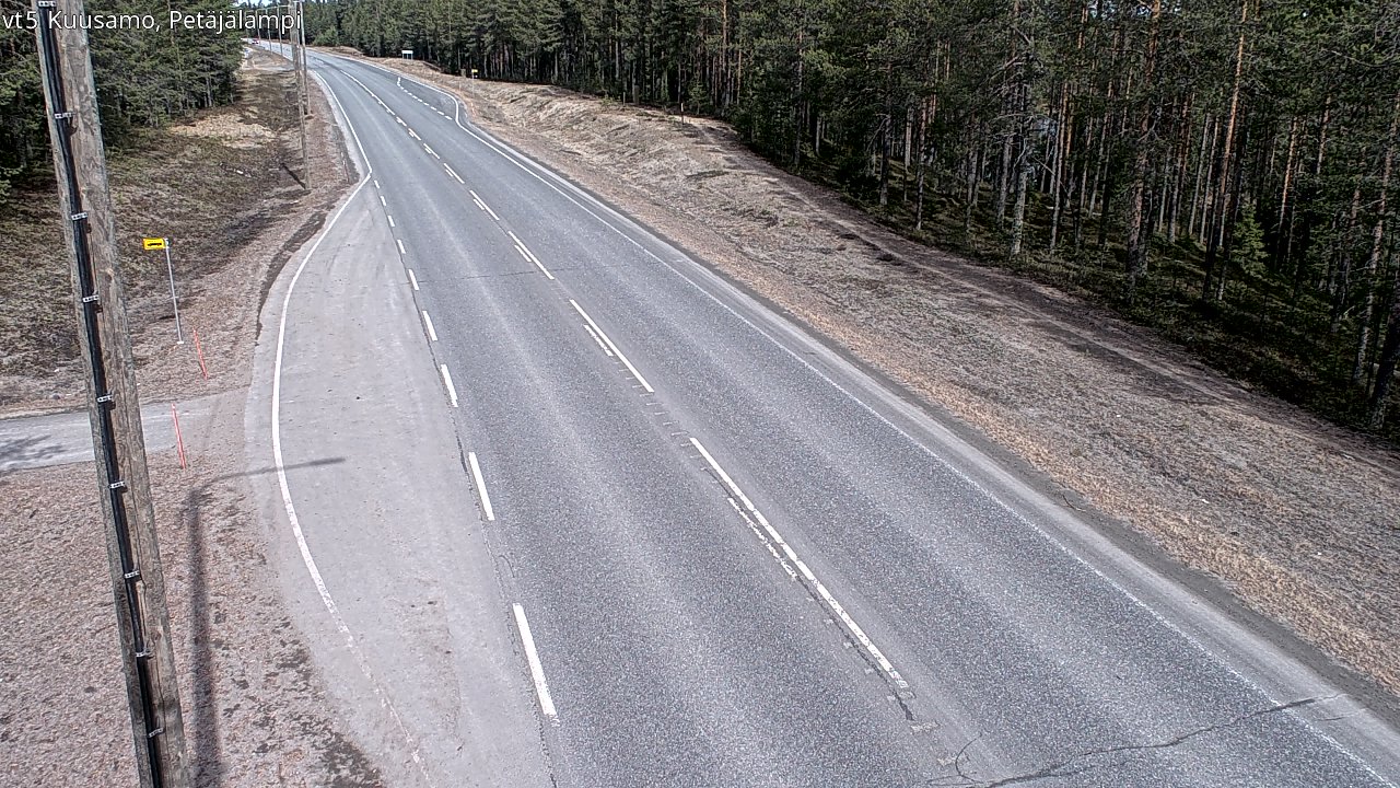 Kelikamerat Kuva Tie 5 Kuusamo, Petäjälampi, Kuusamo, Pohjois-Pohjanmaa
