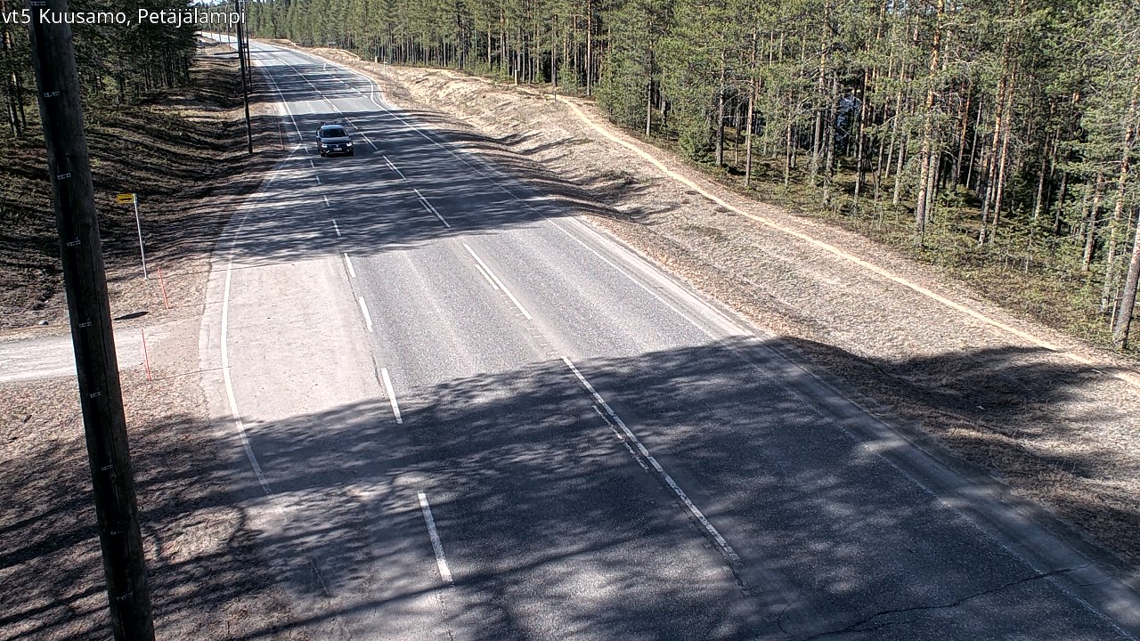 Kelikamerat Kuva Tie 5 Kuusamo, Petäjälampi, Kuusamo, Pohjois-Pohjanmaa