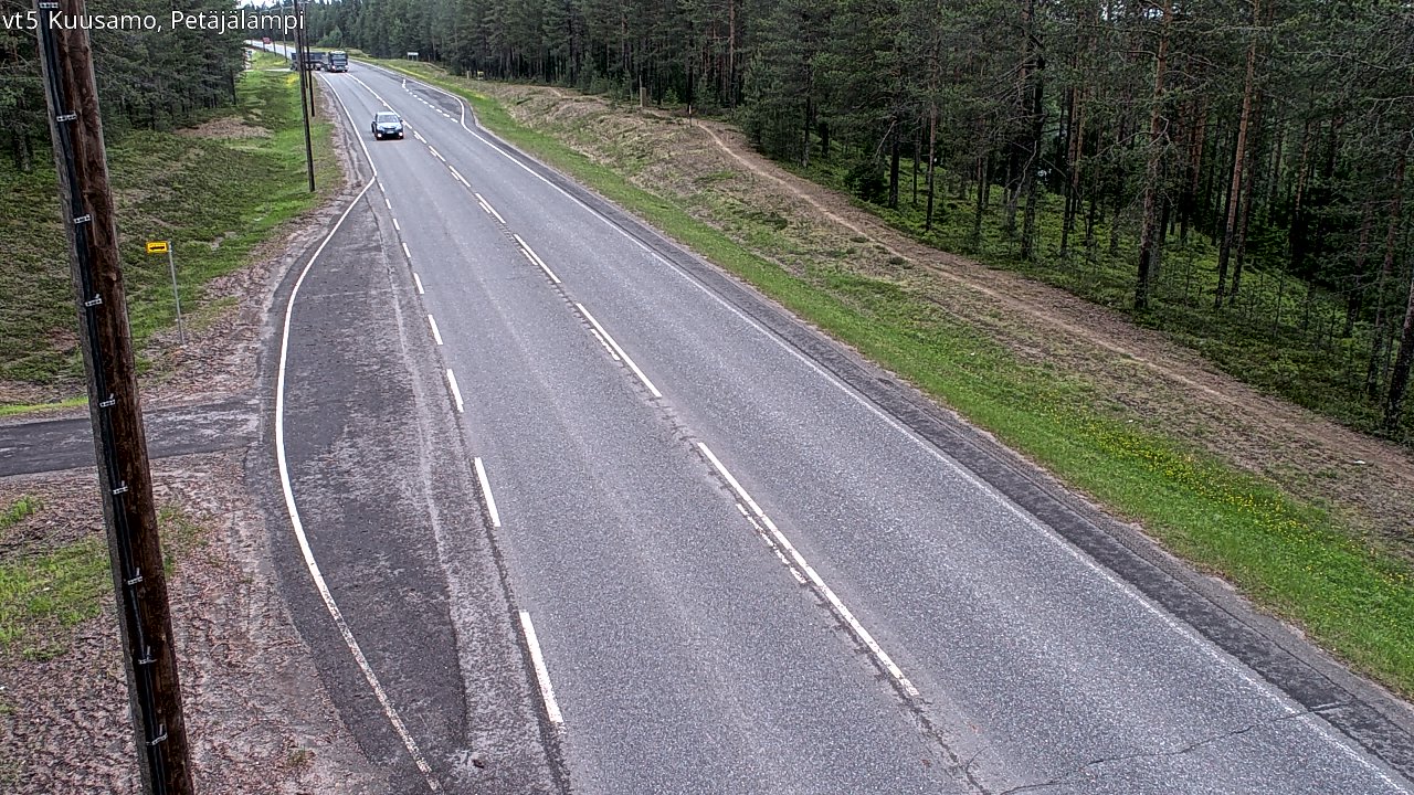 Kelikamerat Kuva Tie 5 Kuusamo, Petäjälampi, Kuusamo, Pohjois-Pohjanmaa