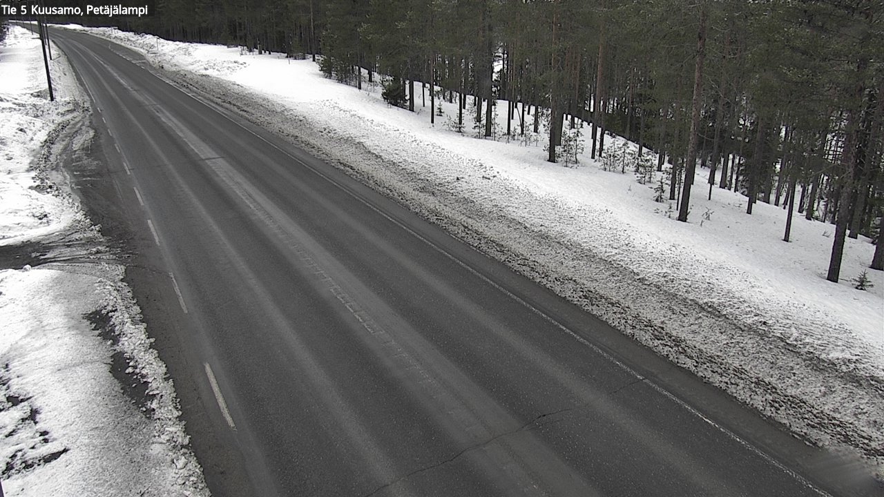 Kelikamerat Kuva Tie 5 Kuusamo, Petäjälampi, Kuusamo, Pohjois-Pohjanmaa