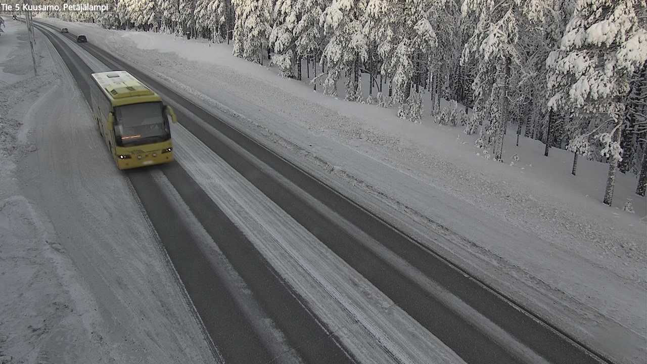 Kelikamerat Kuva Tie 5 Kuusamo, Petäjälampi, Kuusamo, Pohjois-Pohjanmaa