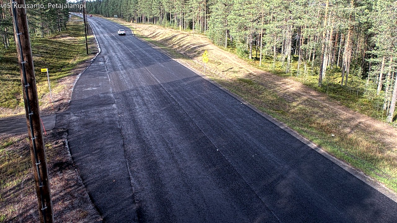 Kelikamerat Kuva Tie 5 Kuusamo, Petäjälampi, Kuusamo, Pohjois-Pohjanmaa