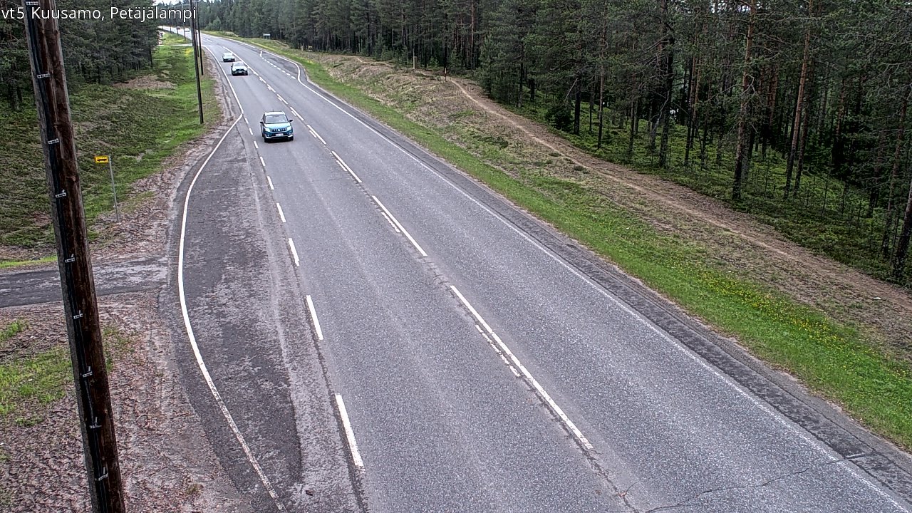 Kelikamerat Kuva Tie 5 Kuusamo, Petäjälampi, Kuusamo, Pohjois-Pohjanmaa