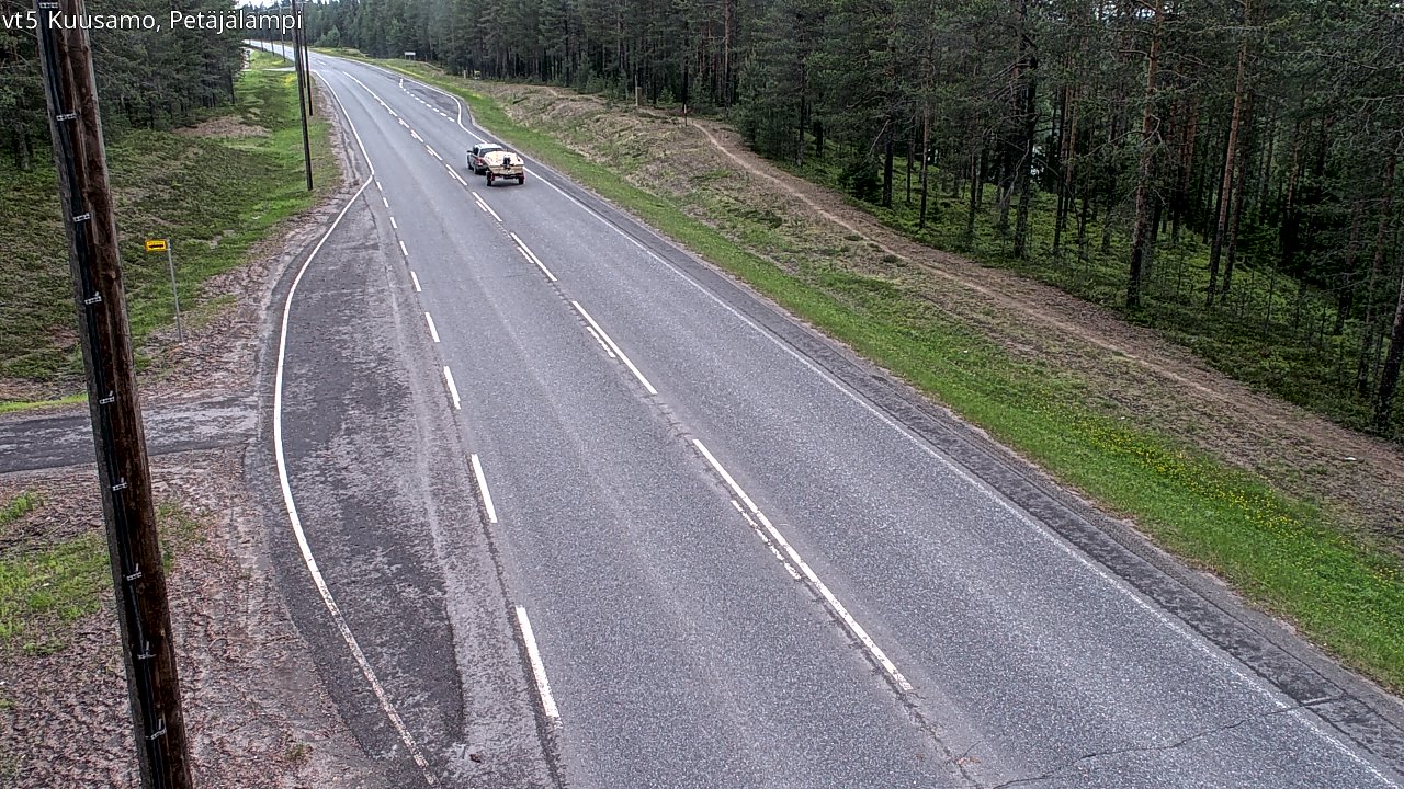 Kelikamerat Kuva Tie 5 Kuusamo, Petäjälampi, Kuusamo, Pohjois-Pohjanmaa