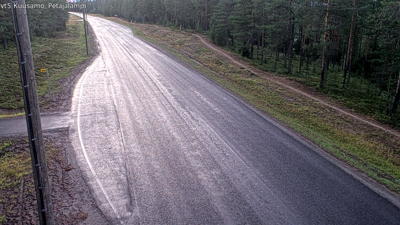Kelikamerat Kuva Tie 5 Kuusamo, Petäjälampi, Kuusamo, Pohjois-Pohjanmaa