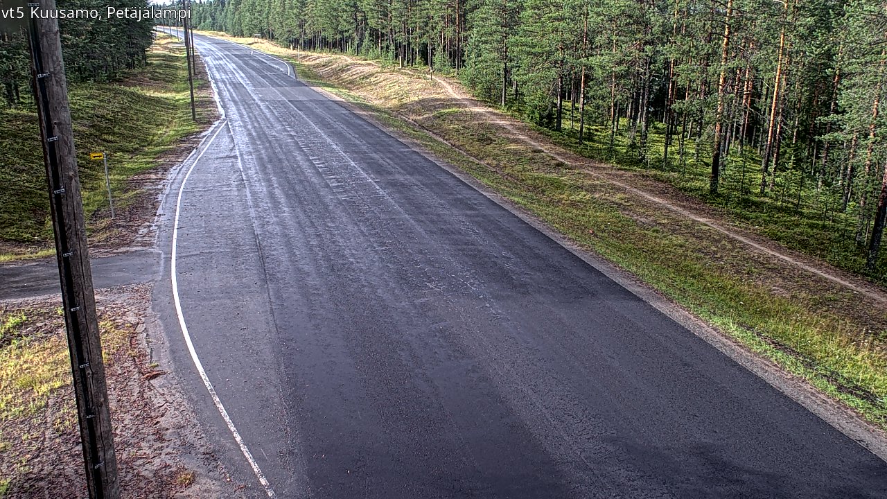 Kelikamerat Kuva Tie 5 Kuusamo, Petäjälampi, Kuusamo, Pohjois-Pohjanmaa