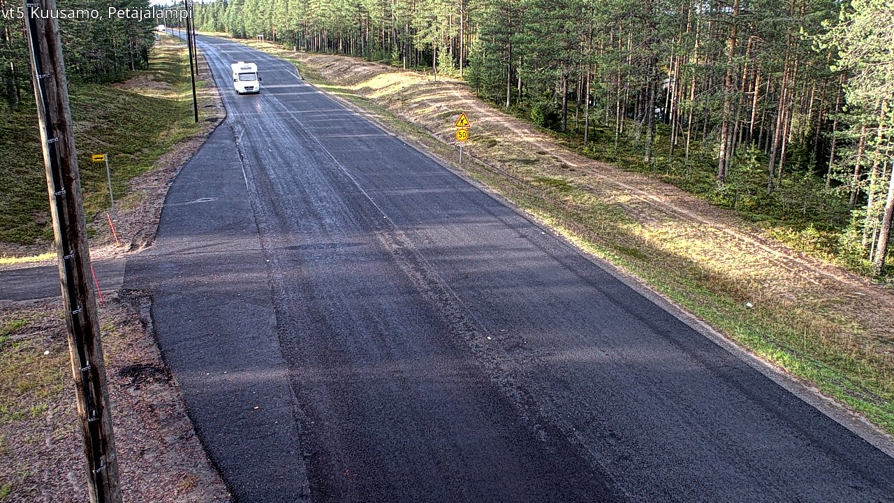 Kelikamerat Kuva Tie 5 Kuusamo, Petäjälampi, Kuusamo, Pohjois-Pohjanmaa
